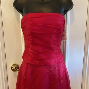 Kay Unger New York 2 Piece Hot Pink Gown Size 6
